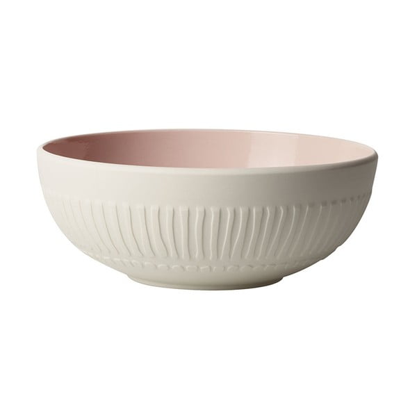 Ciotola in porcellana bianca e rosa Villeroy & Boch Blossom, 850 ml it's my match - Villeroy&Boch