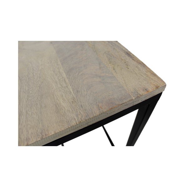 Tavolino in legno di mango grezzo Read - HSM collection-image-2