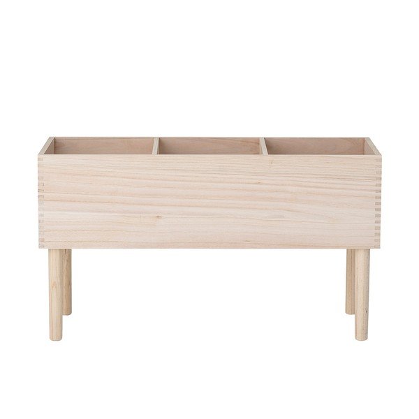 Libreria colore naturale chiaro in legno di paulownia massiccio 91x50x35 cm Douve – Bloomingville-image-4
