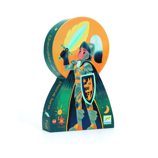 Puzzle per bambini Cavaliere - Djeco-image-1