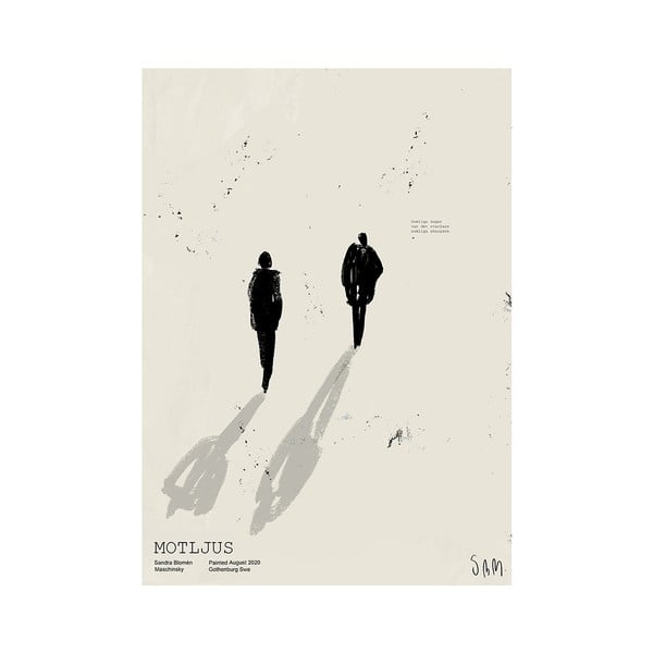 Poster 50x70 cm Motljus – Sandra Blomén Maschinsky – The Poster Club