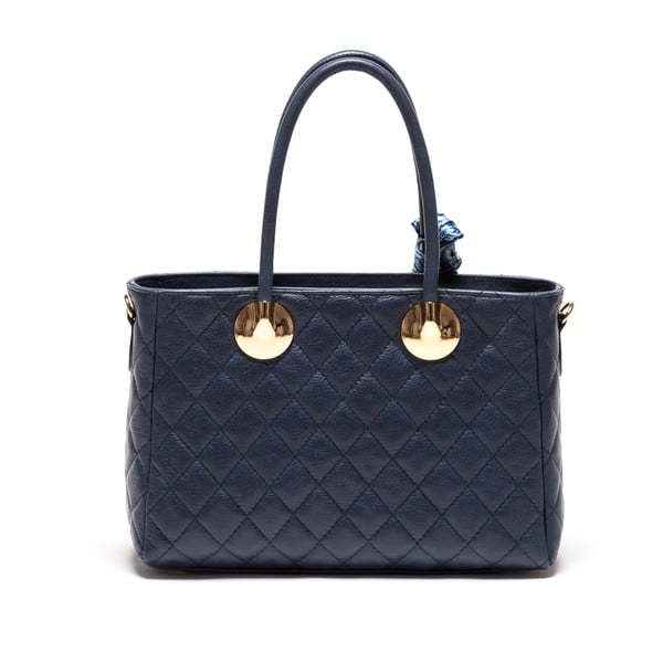 Kožená kabelka Carla Ferreri 2003 Blu-image-1