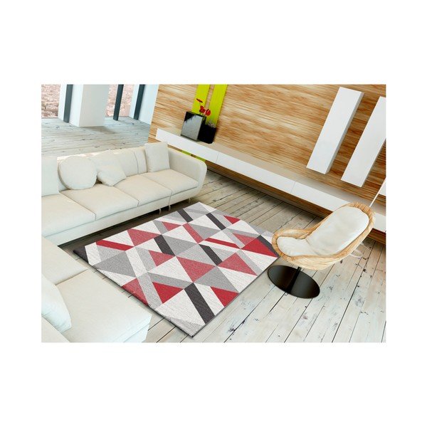 Tappeto grigio Menfis Trio, 120 x 170 cm - Universal-image-2