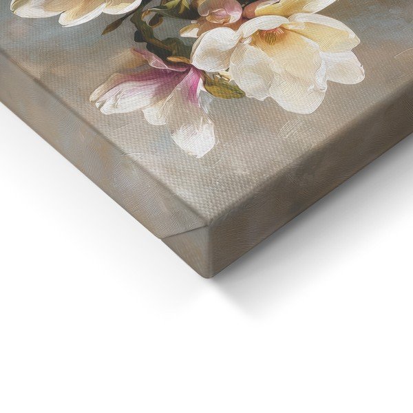 Dipinto stampato dipinto su tela 32x32 cm Magnolias – Styler-image-4