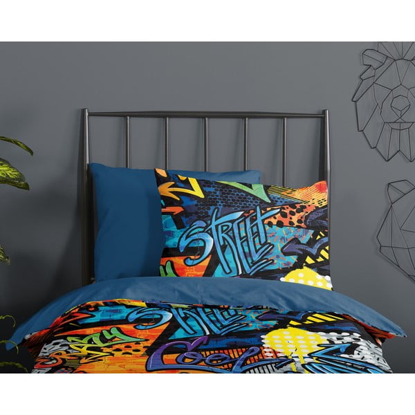 Set copripiumino e federa da bambini in microfibra per letto singolo ed esteso 140x220 cm Jeff – Good Morning-image-2