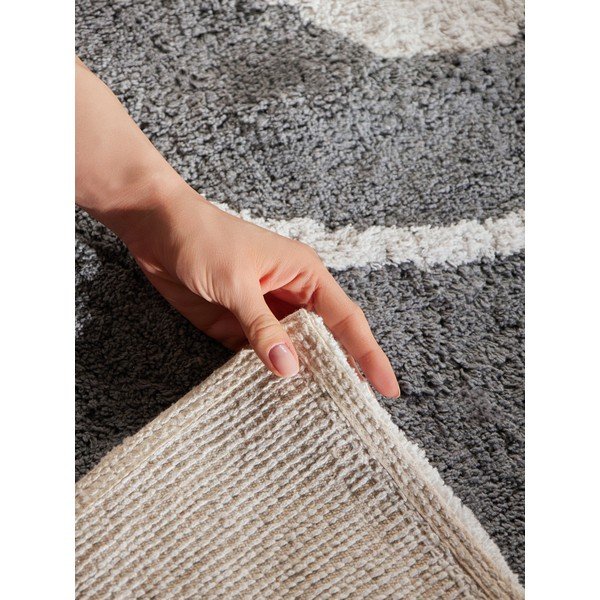 Tappeto per bambini grigio/color crema in cotone lavabile/tessuto a mano 140x200 cm Snuggle Emil – Hanse Home-image-4