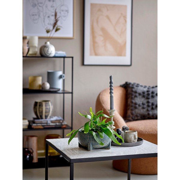 Vaso in gres bianco Norma - Bloomingville-image-1