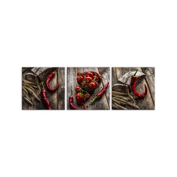 Set di 3 peperoni rossi Glasspik Set - Styler
