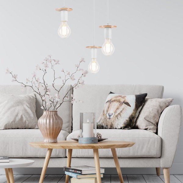 Lampadario bianco Angelina – LAMKUR-image-1