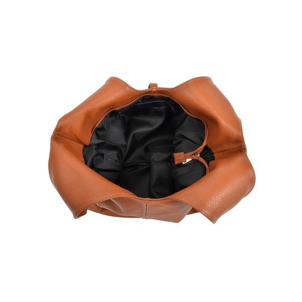 Koňakově hnědá kožená kabelka Roberta M Paredo Cognac-image-1