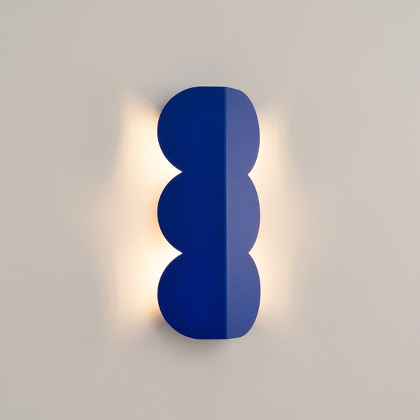 Lampada da parete blu scuro in alluminio BISCUIT – Thoro-image-3