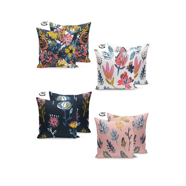 Set di 4 federe Opera d'arte, 45 x 45 cm - Kate Louise-image-1