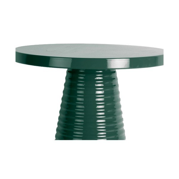 Tavolino rotondo in metallo ø 40 cm Catania Ribbed – Leitmotiv-image-2