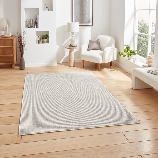 Tappeto color crema 160x230 cm Boucle – Think Rugs-image-1