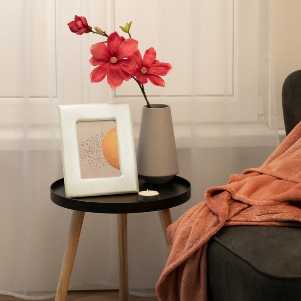 Cornice color crema in plastica verticale con sostegno 19x24 cm Shina – Restilo-image-1