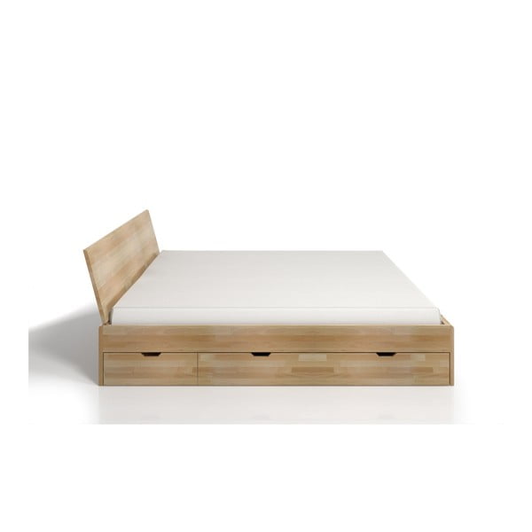 Letto matrimoniale in legno di faggio con cassetto SKANDICA Vestre Maxi, 160 x 200 cm - Skandica-image-3