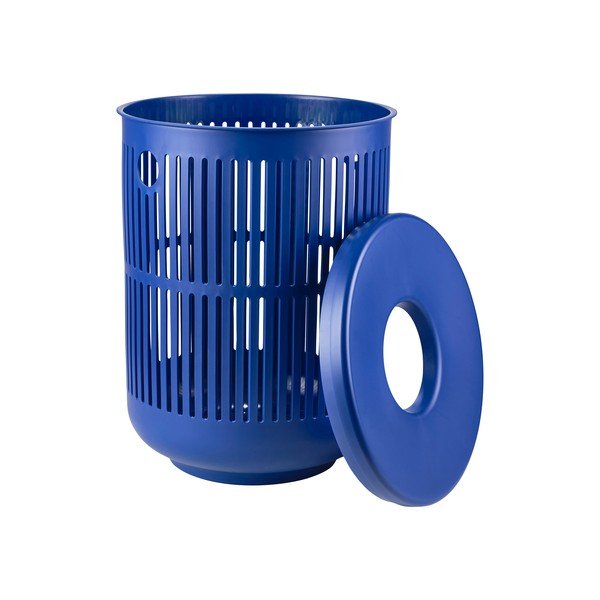 Cesto portabiancheria in plastica blu 60 l Ume - Zone-image-3