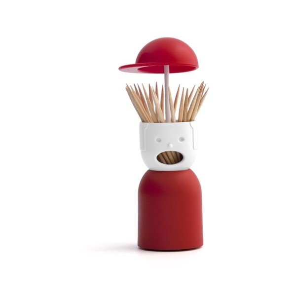 Porta stuzzicadenti rosso &CO Picky Boy - Qualy-image-1