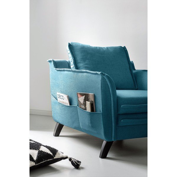 Poltrona turchese di charme Charlie - Miuform-image-3