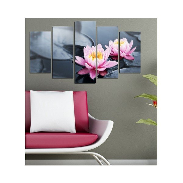 Denlo dipinto in più parti, 102 x 60 cm - Insigne-image-1