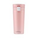 Tazza termica da viaggio rosa, 400 ml Fuori - Vialli Design