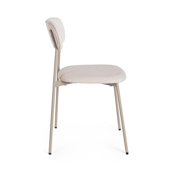 Sedia da pranzo grigio tortora in imbottito Inka – Yes Everyday-image-3