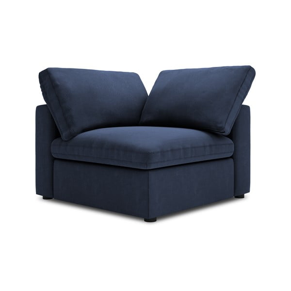 Parte angolare reversibile blu scuro del divano modulare in velluto a coste Galaxy - Windsor & Co Sofas