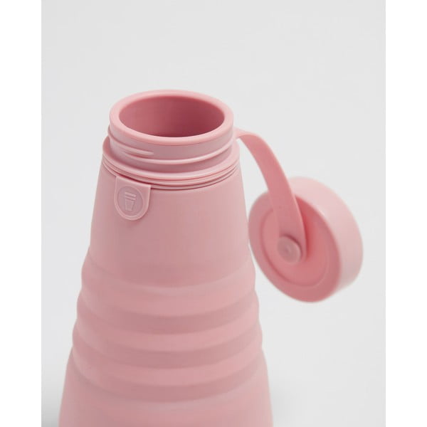 Bottiglia pieghevole rosa Bottiglia Garofano, 590 ml Tribeca - Stojo-image-2