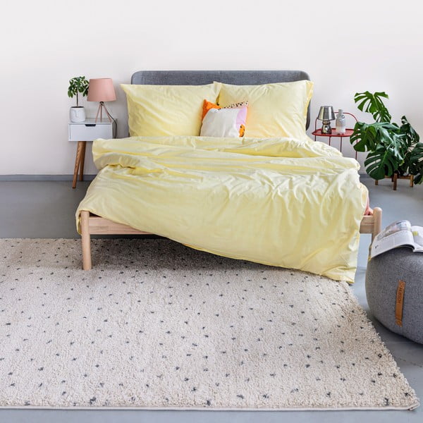 Tappeto nero/color crema 160x230 cm Dottie Black – Universal-image-2