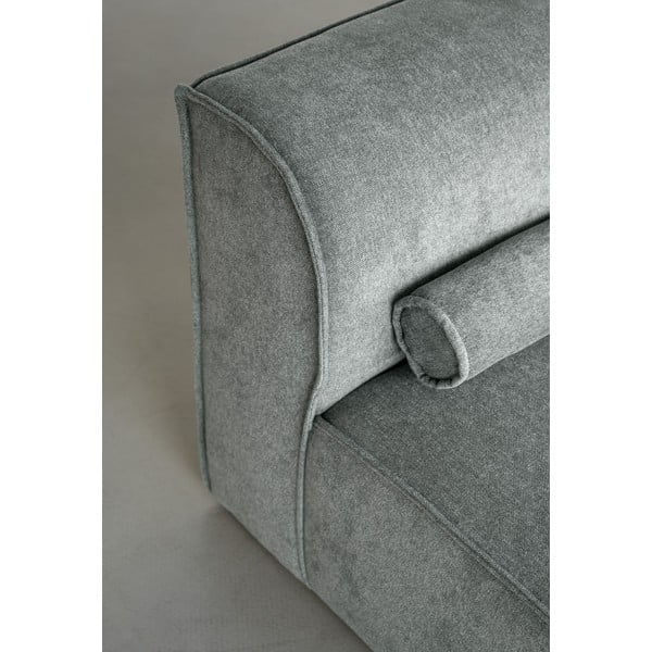 Divano componibile verde (con penisola a destra) Flex Felix – Miuform-image-4