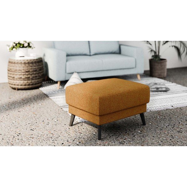 Pouf arancione Fynn - Ghado-image-1