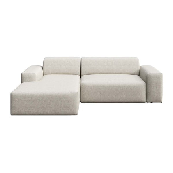 Divano angolare beige (con penisola a sinistra e chaise lounge) Villet – Rodier