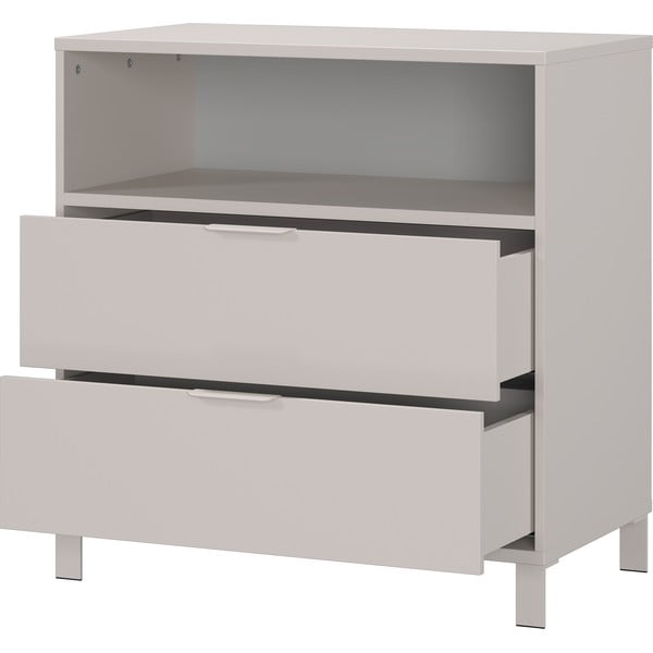 Cassettiera per bambini color crema 89x92x54 cm Alkmaar – Germania-image-3