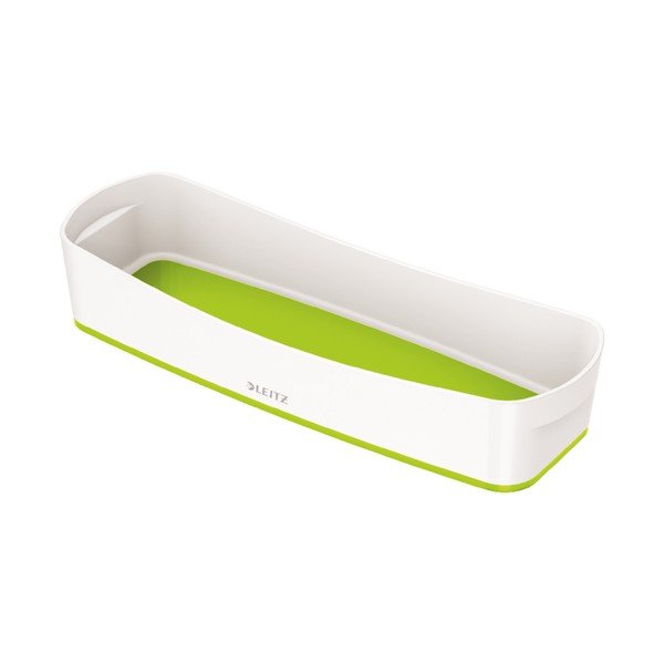 Organizer in plastica bianco-verde per la cancelleria MyBox - Leitz