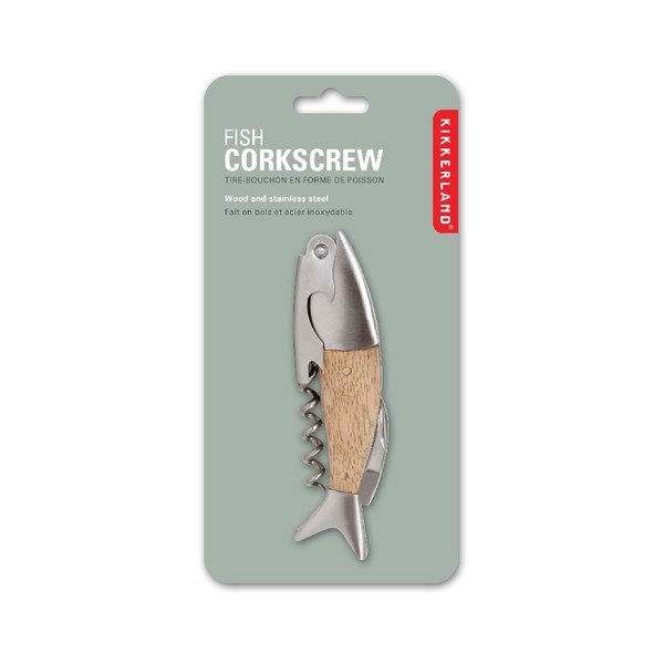 Cavatappi per vino Pesce - Kikkerland-image-2