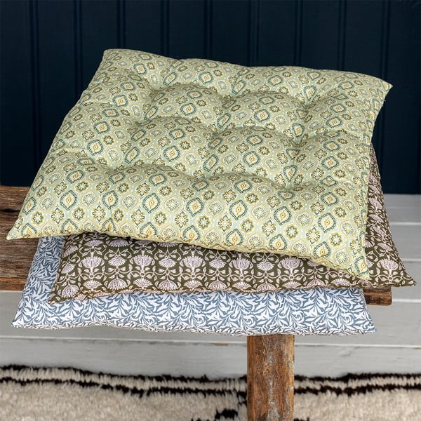 Cuscino per sedia in cotone 37x37 cm Leaf – Rex London-image-1