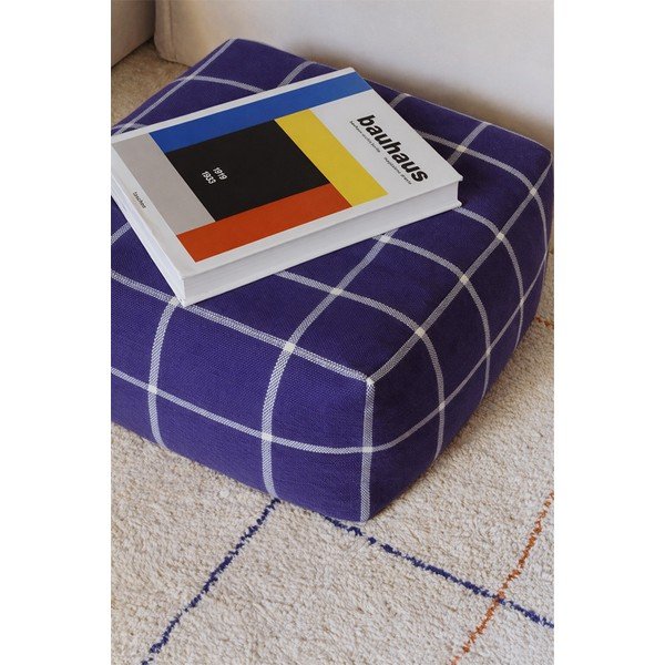 Poggiapiedi blu scuro Geo Block – Lorena Canals-image-1