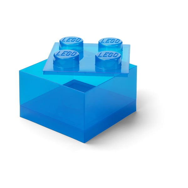 Scatola per bambini blu in plastica 25x25x18 cm – LEGO®-image-3