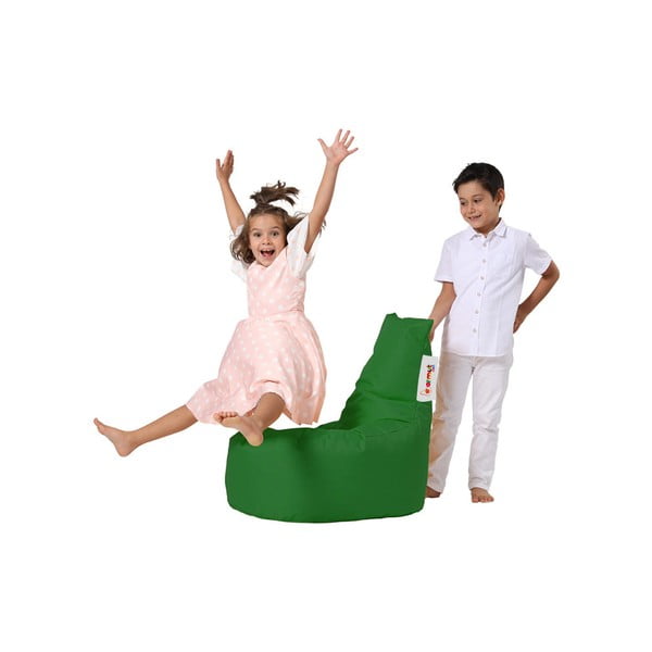 Borsa per bambini verde scuro Baton - Floriane Garden-image-3