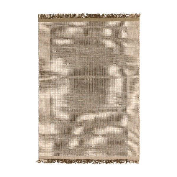 Tappeto in lana marrone chiaro tessuto a mano 160x230 cm Avalon - Asiatic Carpets