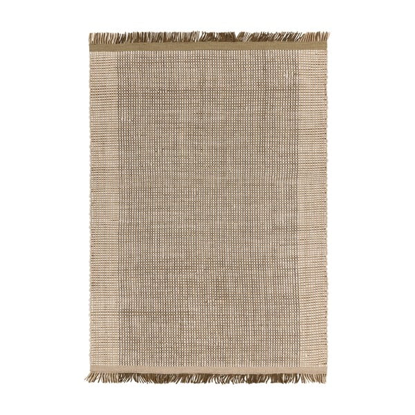 Tappeto in lana marrone chiaro tessuto a mano 120x170 cm Avalon - Asiatic Carpets