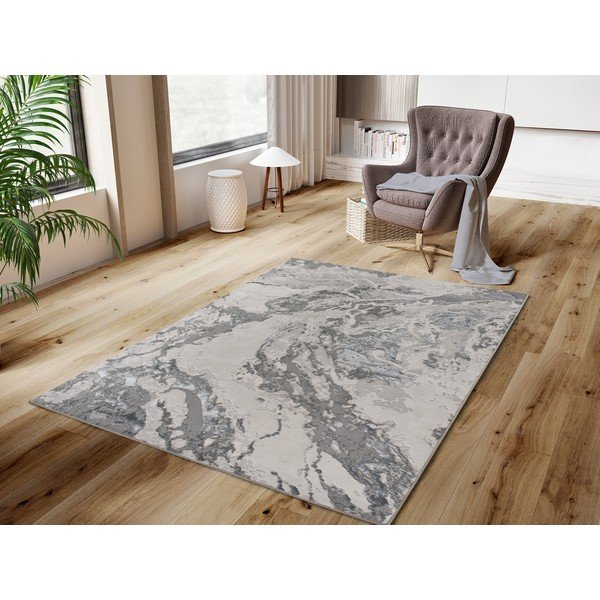 Tappeto grigio 160x230 cm Agata - Universal-image-1