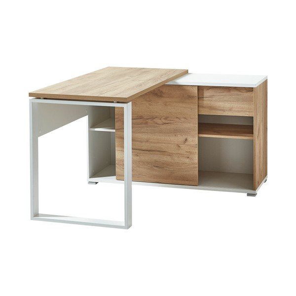 Tavolo da lavoro in rovere 120x117 cm Lioni - Germania-image-3