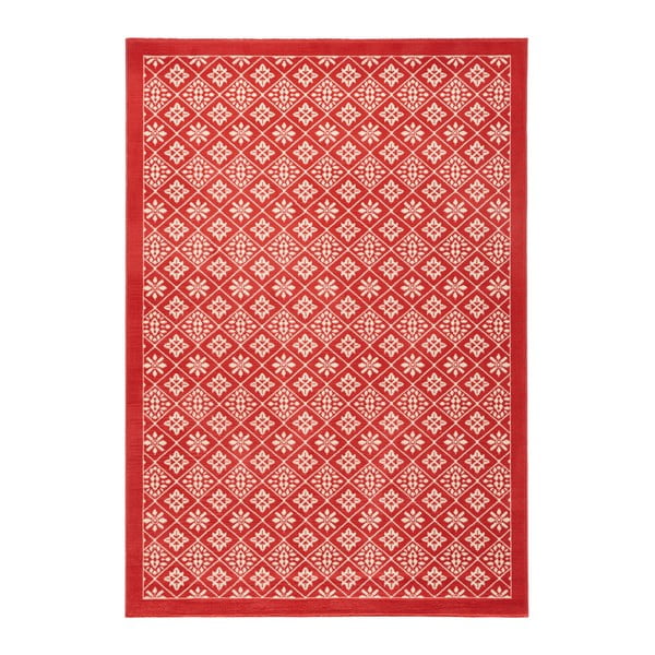 Tappeto rosso Gloria Tile, 80 x 150 cm - Hanse Home