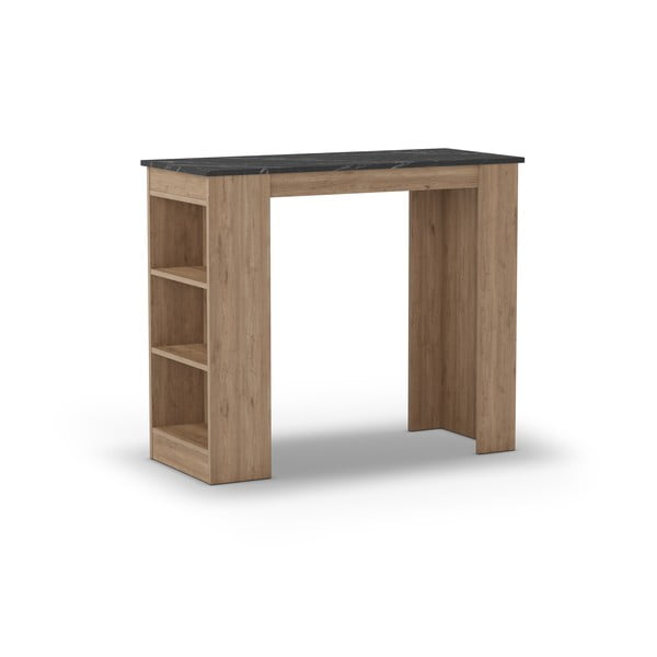 Tavolo da bar con piano in marmo 47x120 cm Peru - Marckeric