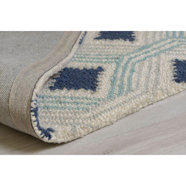 Tappeto in lana blu/grigio 120x170 cm Marco - Flair Rugs-image-3