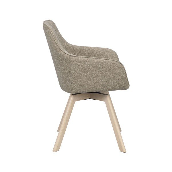 Set di sedie da pranzo beige in imbottito 2 pz Alison – Rowico-image-3