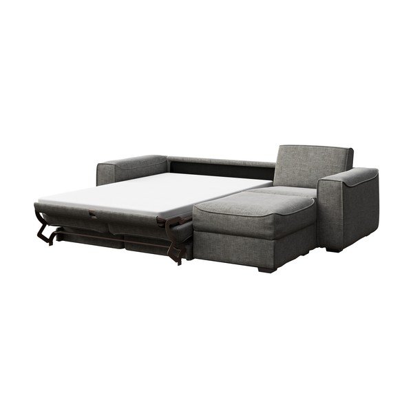 Divano letto Mesonica grigio, angolo destro, 308 cm Munro - MESONICA-image-3