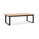 Tavolo da pranzo con piano effetto rovere 100x220 cm Rina – Marckeric