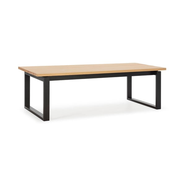 Tavolo da pranzo con piano effetto rovere 100x220 cm Rina – Marckeric